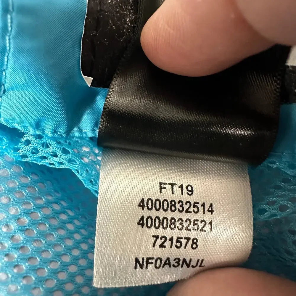 The North Face Jacket Infant 3-6mth Windbreaker Coat Blue/Black Hooded Babycore